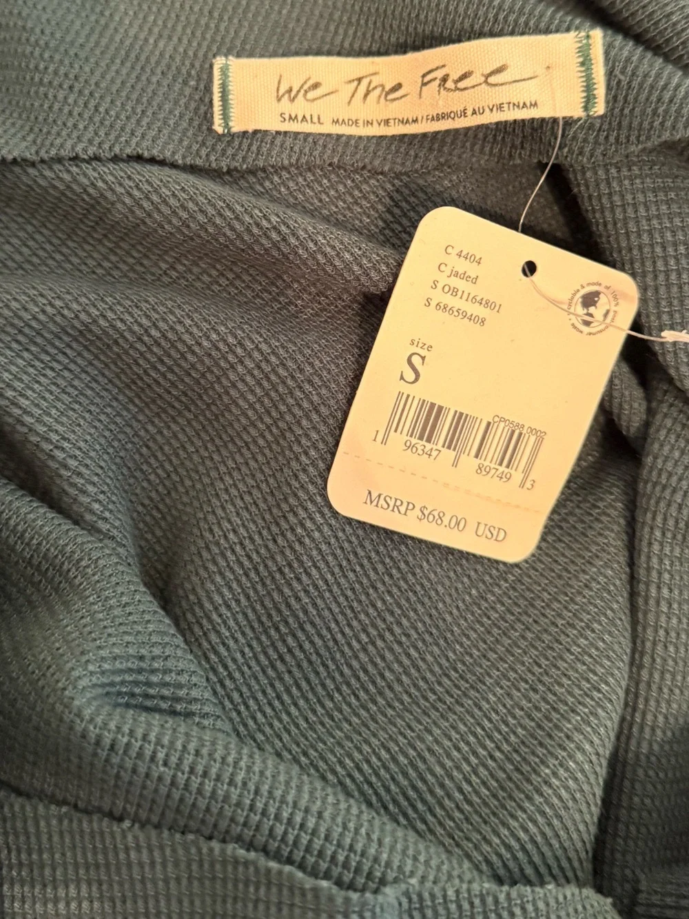 Free People Fuji Thermal Top in Jaded
